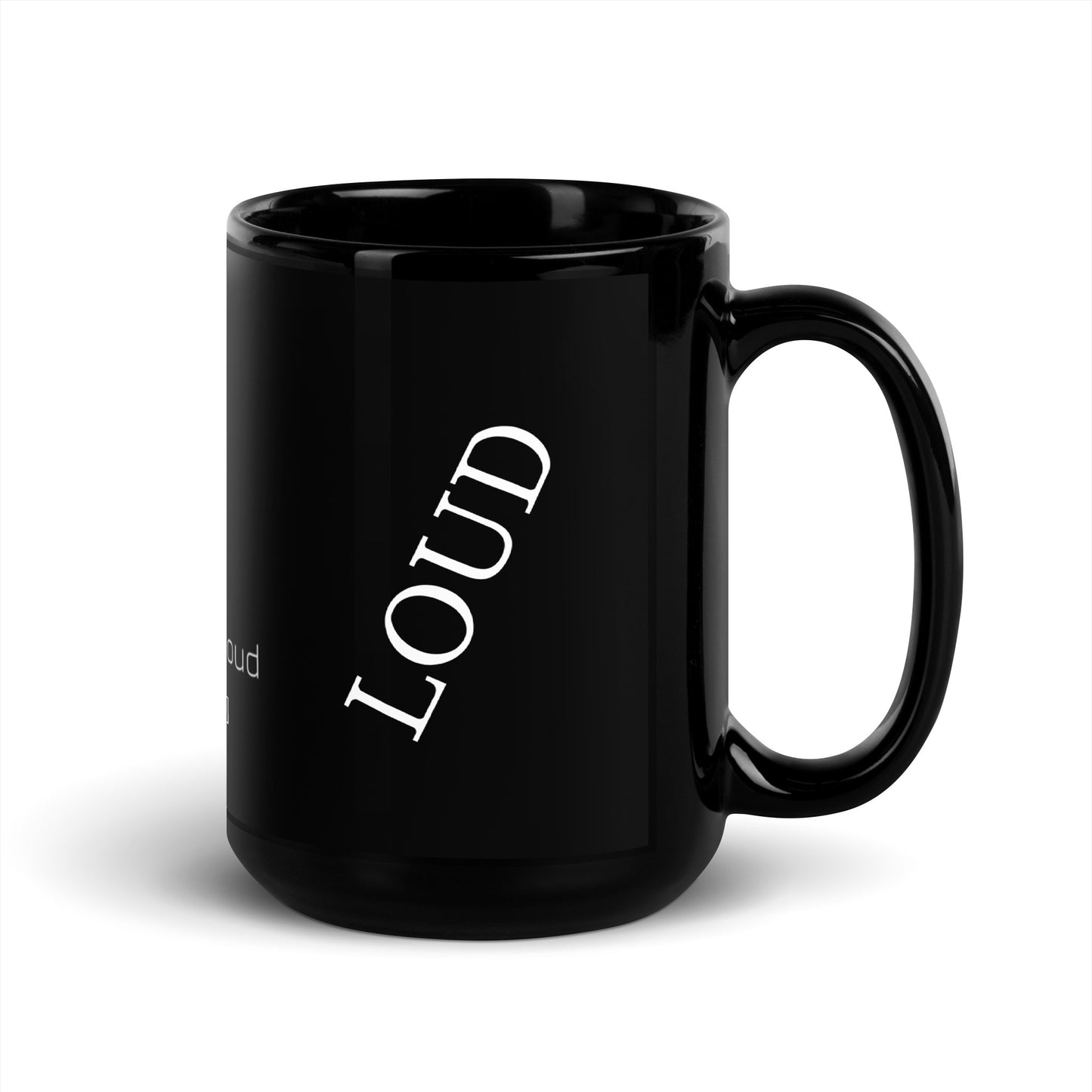 Black Glossy Mug